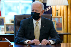 President Joe Biden speaks after signing the PPP Extension Act of 2021 in the Oval Office, March 30, 2021.
