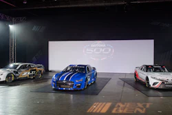 NASCAR unveils the Next Gen Cup cars for the 2022 season during the NASCAR media event in Charlotte, N.C., Wednesday, May 5, 2021.