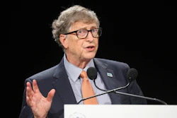 Bill Gates at a Global Fund to Fight AIDS event, Lyon, France, Oct. 10, 2019.