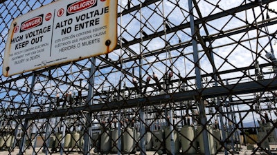 Department of Water and Power Sub Station E, North Hollywood, Los Angeles, Aug. 15, 2020.