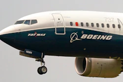A Boeing 737 Max jet piloted by FAA Administrator Stephen Dickson prepares to land at Boeing Field following a test flight in Seattle, Sept. 30, 2020.