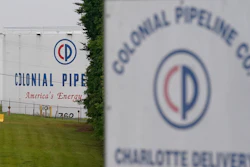 The entrance of Colonial Pipeline Co., Charlotte, N.C., May 12, 2021.
