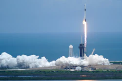 A SpaceX Falcon 9 rocket with a Dragon 2 spacecraft lifts off on pad 39A at the Kennedy Space Center, Cape Canaveral, Fla., June 3, 2021.