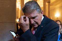 Sen. Joe Manchin, D-W.Va., arrives for a meeting at the Capitol in Washington, Wednesday, June 23, 2021.