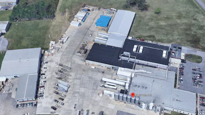 A Google Maps view of Dippin' Dots Paducah, Ky., headquarters facilities.