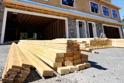 Lumber is piled at a housing construction site, Thursday, June 24, 2021, in Middleton, Mass. Home construction in the U.S. rose a strong 6.3% in June, another big swing in what has been an up-and-down year so far.