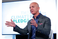 Jeff Bezos speaking at the National Press Club in Washington, Sept. 19, 2019.