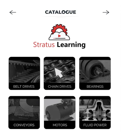 Stratus Learning students can choose from a growing library of 15 power transmission courses.