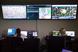 ShotSpotter technologies in a strategic decision support center at the Chicago Police Department's 11th district headquarters, Feb. 8, 2017.