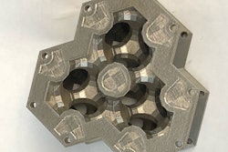A 3D-designed and printed heat exchanger.