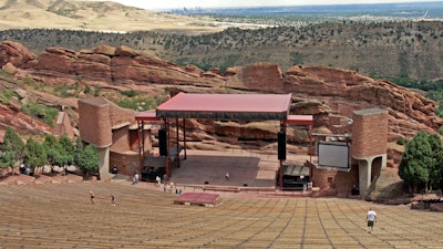 Red Rocks Amphitheatre outside Denver, Colo., Aug. 13, 2008.