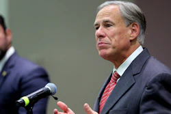 Texas Gov. Greg Abbott at a bill signing ceremony, McAllen, Texas, Sept. 22, 2021.