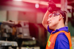 Tired Worker, Headache Hot Weather Over Heat Unhealthy Engineer Working In Heavy Industry Factory 1210292522 1258x838
