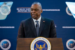 U.S. Secretary of Defense Lloyd Austin delivers the keynote address at the Reagan National Defense Forum, Simi Valley, Calif., Dec. 4, 2021.