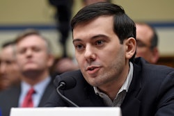 Martin Shkreli speaks on Capitol Hill in Washington, Feb. 4, 2016.