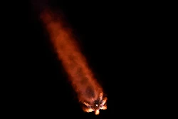A SpaceX Falcon 9 rocket lifts off from Launch Complex 39A at the Kennedy Space Center, Cape Canaveral, Fla., Dec. 9, 2021.