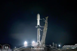 A SpaceX rocket launches from Vandenberg Space Force Base early Saturday, Dec. 18, 2021 at Vandenberg Space Force Base in California. The Falcon’s first stage successfully returned and landed on a SpaceX droneship in the ocean. It was the 11th launch and recovery of the stage, marking a milestone in reusability. The second stage continued into orbit and deployed the satellites.