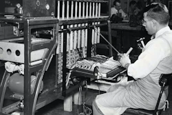 This ‘mechanical punch card sorter’ was used for the 1950 census.