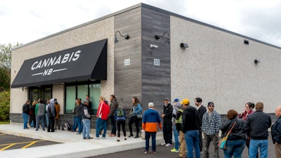 Dispensary in Saint John, New Brunswick, Oct. 2018.