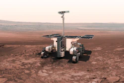 Illustration depicting the European-Russian ExoMars rover.