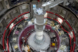 The ITER Tokamak machine, Saint-Paul-Lez-Durance, France, Sept. 9, 2021.