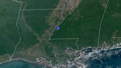 Approximately 22,000 miles out in space, NOAA’s Geostationary Lightning Mappers (GLM) onboard the Geostationary Operational Environmental Satellites (GOES) 16 and 17 detected several bright flashes associated with the fragmentation’s of this bolide, or exceptionally bright meteor, which was first spotted 54 miles above the Mississippi River near the Mississippi town of Alcorn.