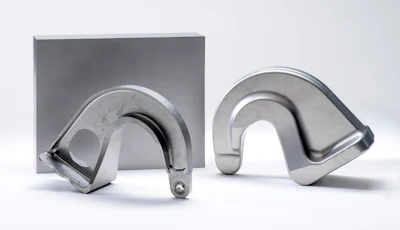 Unit price can decrease significantly over a hog-out part due to using less input material, with the help of a 3,000-ton press like that from Ajax-CECO-Erie Press.