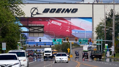 The company said Tuesday, April 12, 2022, that it cut its backlog by 141 planes, and about two-thirds of those are for what it termed geopolitical considerations including sanctions.