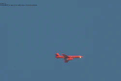 The Layered Laser Defense weapon shoots down a drone during a February demonstration at the U.S. Army’s High Energy Laser Systems Test Facility at White Sands Missile Range in New Mexico. The ONR-sponsored demonstration marked the first time the U.S. Navy used an all-electric, high-energy laser weapon to defeat a target representing a subsonic cruise missile in flight.