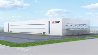 Representation of Mitsubishi Electric Nagoya Work’s new factory in Owariasahi City (CG illustration)