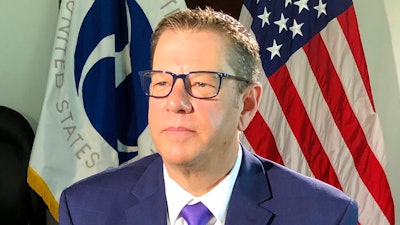 NHTSA administrator Steven Cliff, during an interview with The Associated Press, Wednesday, June 29, 2022 in Washington.