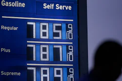 Fuel prices shown at a gas station in Los Angeles, June 16, 2022.