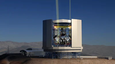 The Giant Magellan Telescope as it will look after construction on Cerro Las Campanas in Chile.