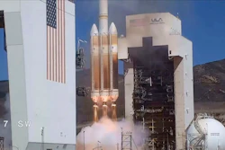 In this photo released by United Launch Alliance, a classified satellite for the U.S. National Reconnaissance Office is launched into orbit aboard a United Launch Alliance Delta 4 Heavy rocket on Saturday, Sept. 24, 2022, at Vandenberg Space Force Base in California's Santa Barbara County.