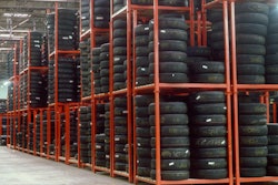 For tire manufacturing, portable racks can be loaded with tires and stored in a distribution center and then the same racks can be used to ship them to the dealer.