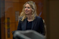 Former Theranos CEO Elizabeth Holmes arrives at federal court in San Jose, Calif., Monday, Oct. 17, 2022.