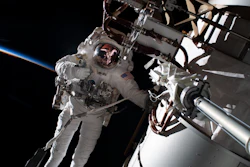 NASA Astronaut Frank Rubio conducts a spacewalk during EVA-81 on Nov. 15 to prepare for installation of an International Space Station Roll-Out Solar Array on the Space Station.