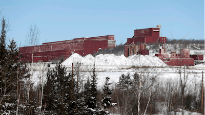 The closed LTV Steel taconite plant sits idle near Hoyt Lakes, Minn., Feb. 10, 2016.
