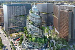 Artist rendering of the company's headquarters redevelopment in Arlington, Va.