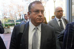 Ramesh 'Sunny' Balwani, the former lover and business partner of Theranos CEO Elizabeth Holmes, arrives at federal court in San Jose, Calif., on Dec. 7, 2022.