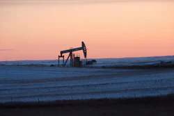 A pump jack for pulling oil from the ground is seen near New Town, N.D., Feb. 25, 2015. On Monday, March 27, 2023, a federal judge ordered the United States government to resume oil and gas lease sales on federal lands in North Dakota as a legal battle continues over the Biden administration's pause on the federal leasing program two years ago in an effort to combat climate change.