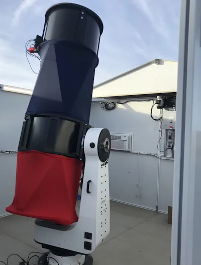 A team of students and professors at the University of Arizona built a telescope to track objects near the Moon.