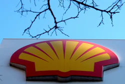 The Shell logo at a petrol station in London on Jan. 20, 2016.