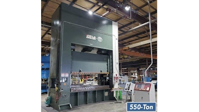 Seyi Sutherland HSD-550 550-Ton Straight Side Mechanical Press