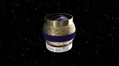 The thin lens allowed the team to design a lighter, cheaper telescope, which they named the Nautilus Space Observatory.