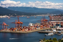 The port of Vancouver, British Columbia.