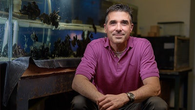 Purdue University chemistry professor Jonathan Wilker draws inspiration from the natural world, from his experiences scuba diving to studying shellfish in his lab.