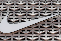 The Nike logo is shown on a store in Miami Beach, Fla. on Aug. 8, 2017.