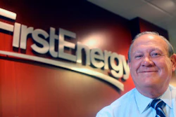 In this 2015 file photo, FirstEnergy Corp. President and CEO Charles 'Chuck' Jones appears at the company's Akron, Ohio headquarters.