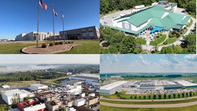 Unilever factories in Missouri, Tennessee and Vermont.